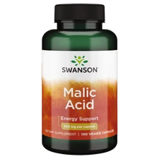 Swanson Malic Acid 600 mg 100 Veggie Capsules