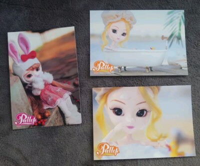 Pullip Doll Set Of 3 New Postcards Bathtub And BUNNY JAPAN Savon & Leprotto
