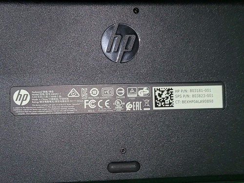 2 nuevos teclados de escritorio HP de caja abierta | KBAR211 | 803181-001 - Imagen 2 de 3
