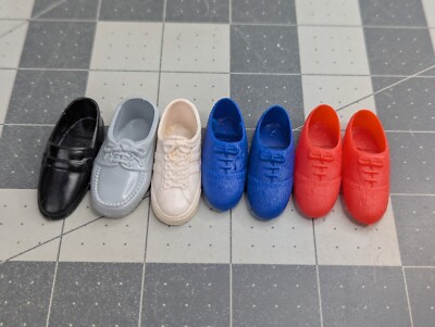 Barbie Ken Doll Shoes Lot Sneakers Red Blue Extra Singles | eBay