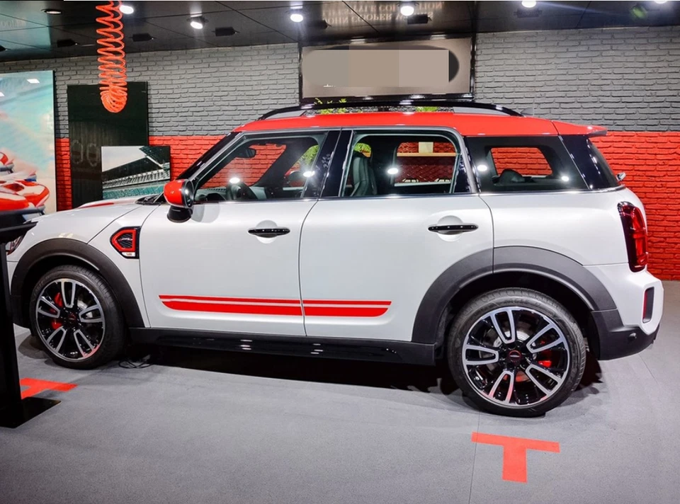 Graphic Car Hood Decal Side Stripe Sticker For Mini Countryman F60 Cooper JCW — 第 4/4 张图片