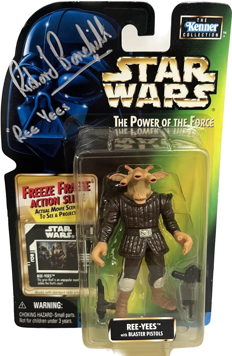 Richard Bonehill Ree Yees Star Wars ROTJ Signed POTF Action