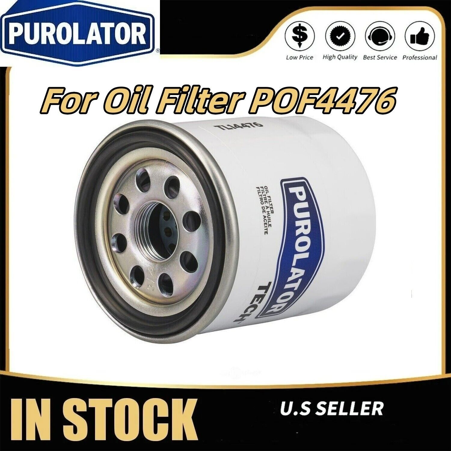 PUROLATOR Engine Oil Filter Premium Guard Replace POF4476