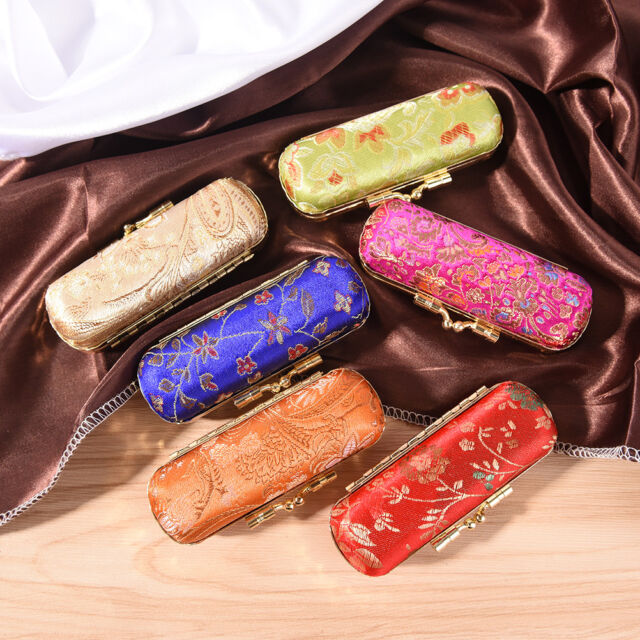 Fashion Iron Clip Lipstick Case Holder With Mirror Inside & Snap-On Closure ZG Fashion Iron Clip Lipstick Case Holder With Mirror Inside & Snap-On Closure ZG