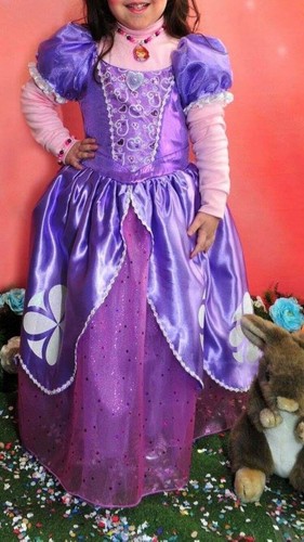 Vestito carnevale Principessa Sofia anni 5/6 anni | eBay