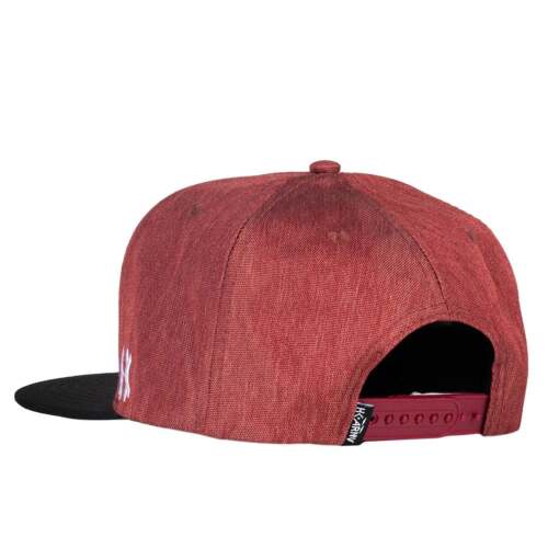HK Army Snapback Mütze - Clip - schwarz / burgund - Bild 2 von 2