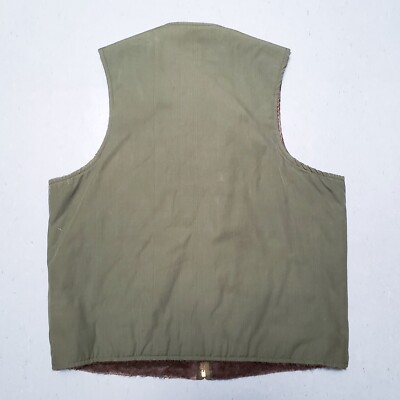 WW2 40s US Army Vest Alpaca Lined Green RARE | eBay