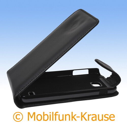 Flip Case Etui Handytasche Tasche Hülle f. LG P875 Optimus F5 (Schwarz) - Bild 1 von 1