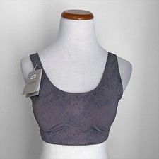 NWT Amoena Aylin Wire-Free Seamless Pocketed Mastectomy Bra, Gray, Small