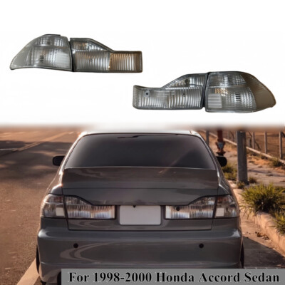 For 1998-2000 Honda Accord Sedan CG5/6 Rear Tail Lights Clear Lens