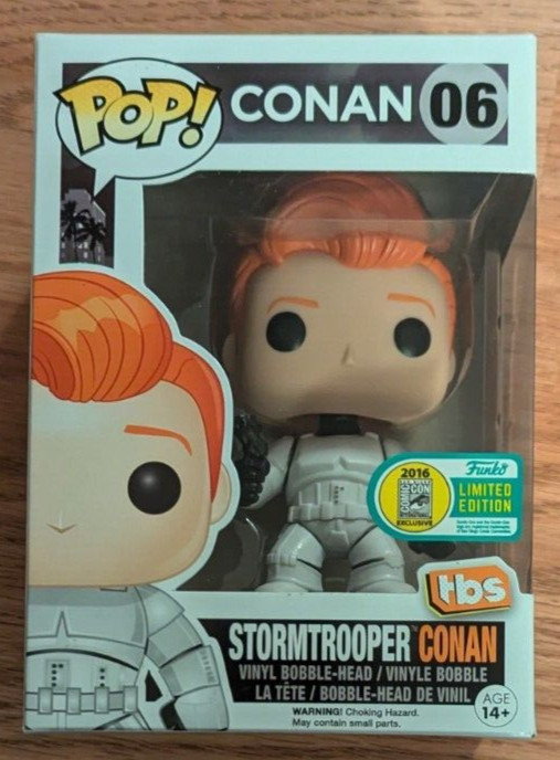 2016 Sdcc Exclusive Stormtrooper Conan Funko Pop Figure San Diego Comic-Con