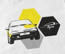 VINTAGE AUTO T-SHIRT OPEL TIGRA 90ER GRÖSSE S M L XK