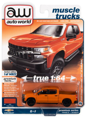 2020 Chevrolet Silverado Trail Boss LT  **RR** Auto World Premium 1:64 NEU