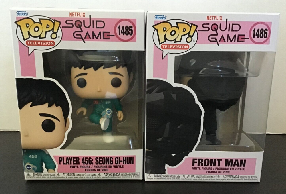 Squid Game Funko Pop Wave 2 Set of 2 Figures 1485 & 1486