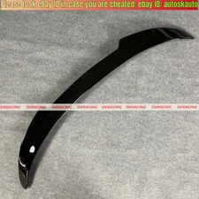 Fits For kia K5 GT 2021-22 Gloss Black Rear Trunk Spoiler Wing Lip Trim