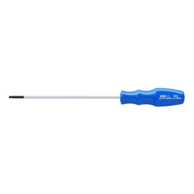 ANEX Ball Point Hex Wrench Driver H2.5x120mm No.6700 1 pc JIS Japan