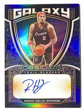 2020-21 RONDAE HOLLIS-JEFFERSON Obsidian GALAXY AUTO ETCH ORANGE #/50 SP