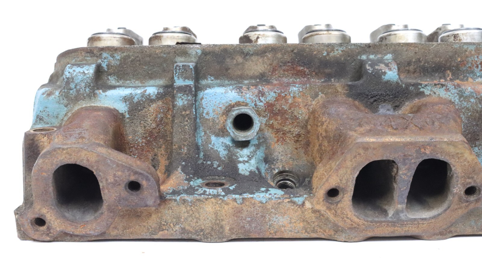 1973 1974 Pontiac 400 V8 DPort Cylinder Head w/ 4x Casting Number USED