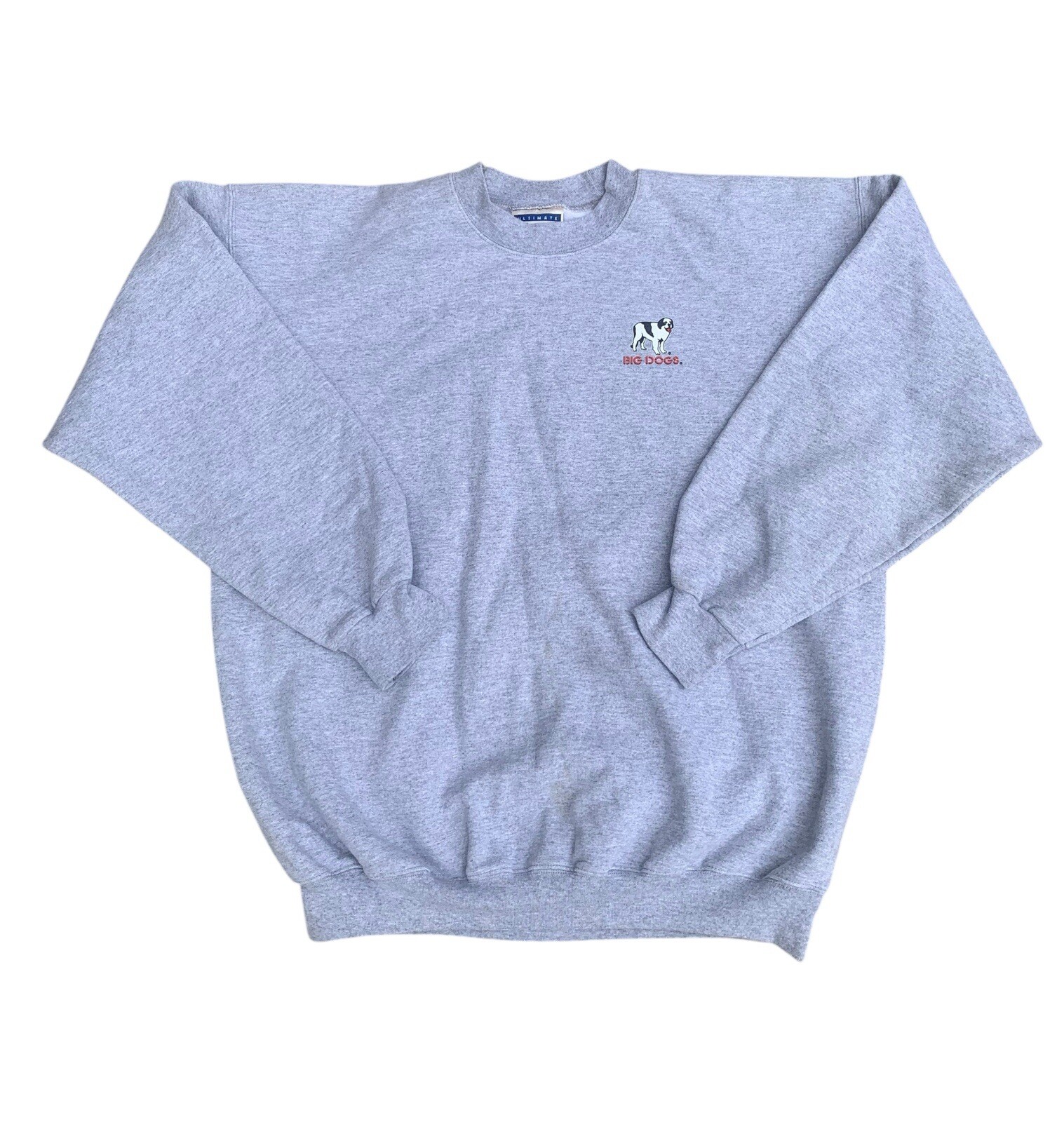 Vintage Big Dogs Play to Win Grey Graphic Print Sweatshirt Men’s Large Size