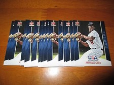 Lot of (16) ANFERNEE GRIER 2015 Panini USA Baseball Box Set rookie cards Auburn