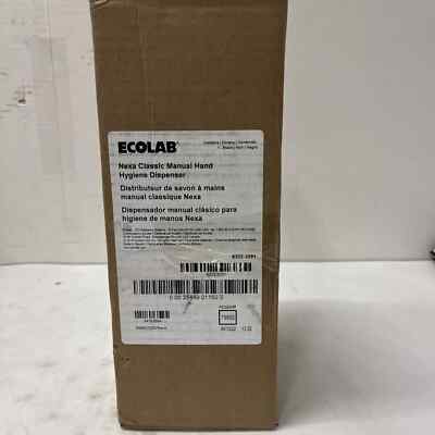 Ecolab Nexa Classic Manual Hand Hygiene Dispenser, Black 9202-1190