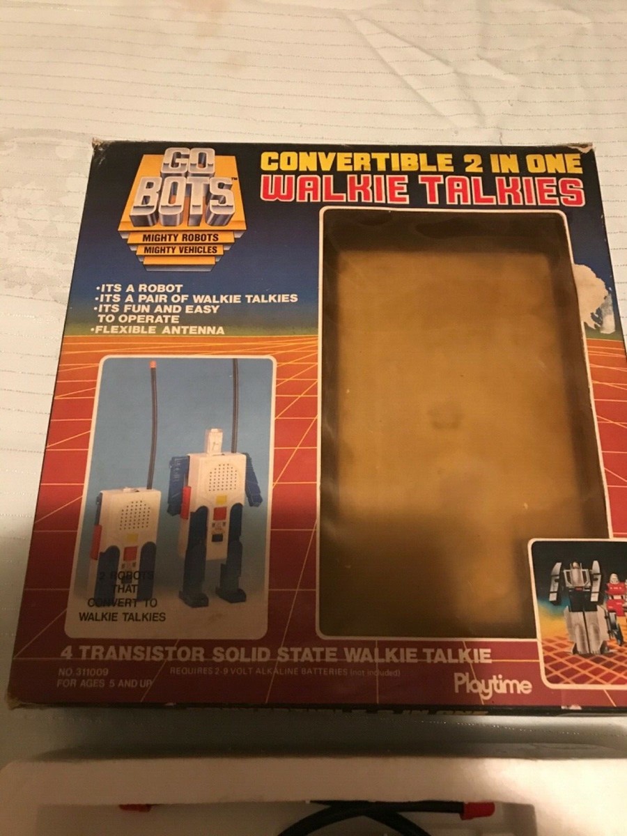 Set of 2 Vintage Tonka 2 in one WALKIE TALKIES transformers