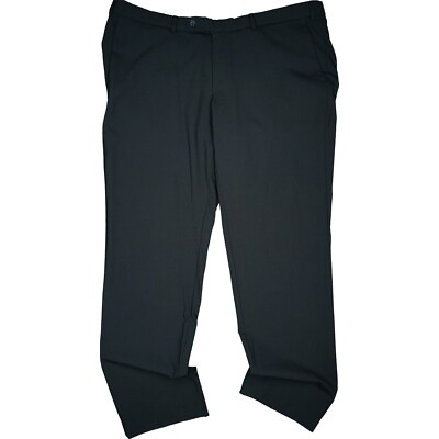 Digel Mens Chino Fabric Trousers Stretch Business 29 XXL W44 L32 Black Plus Size