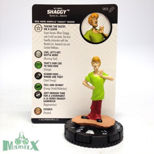 Heroclix Batman Team-Up set Shaggy #003 Common figure w/card! - 第 1/1 張圖片
