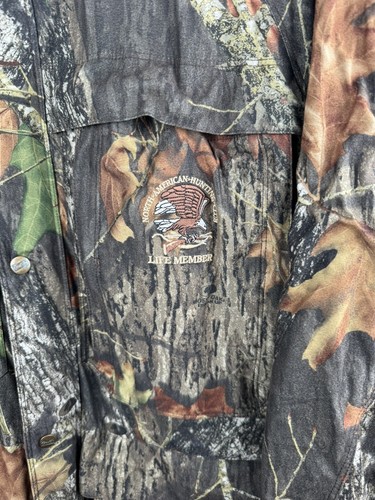 Gamehide Hunting Jacket W/Hood Lost Camo Hush Hide Soft Silent Fabric Size L - Picture 7 of 24