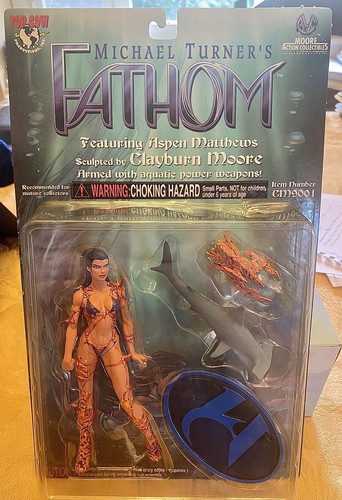 Michael Turner's FATHOM : Figurine dédicacée par Clayburn Moore Aspen