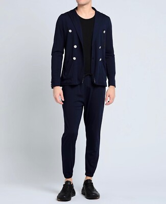 $950 NEW TAKESHY KUROSAWA SLIM FIT VISCOSE SEXY SUIT TAG SIZE L FITS USA SIZE 38
