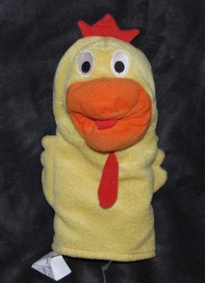 rooster hand puppet