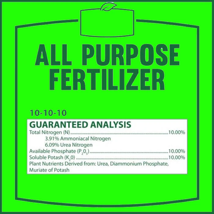 Fertilizante orgánico multiusos para plantas, césped, flores, árboles y jardines 10-10-10 Foto 2 de 4