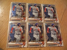 BRETT BATY -(6x) 2021 Bowman Chrome PROSPECT card ( LOT ) NEW YORK METS Invest