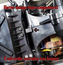 Rear gearbox support for TAMIYA Lunchbox and Midnight pumpkin lunch box 2qty