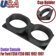 For Ford F350 Cup Drink 1992-1997 OBS Holder F250 F 250 350 Center Console Can