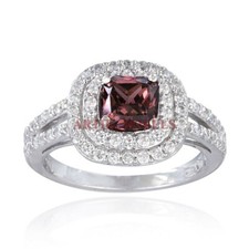 Natural Garnet Gemstone with 925 Sterling Silver Ring for Women's 3284