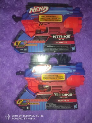 Nerf Alpha Strike : BOA RC-6 w/ 6 darts - Sealed - Hasbro (lot of 2)