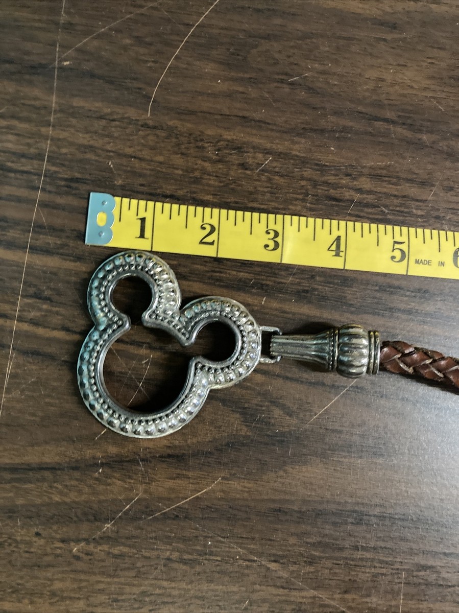 Vintage Brighton Disney Mickey Brown Braided Leather Belt (G  display picture 2
