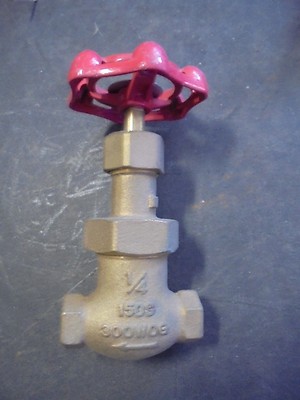 1/4'' Kitz # 09 ( AK150 ) BRONZE GLOBE VALVE NEW THREADED END Class 150 300WOG