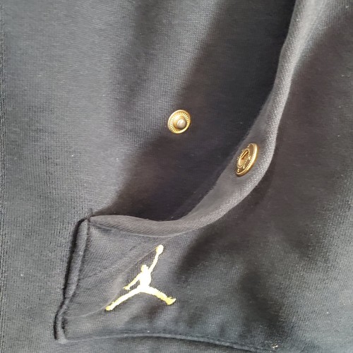 Air Jordan Men Sweatshirt XL Black Flight 23 30 Ban Full Zip Hoodie Logo Jumpman - Picture 4 of 14