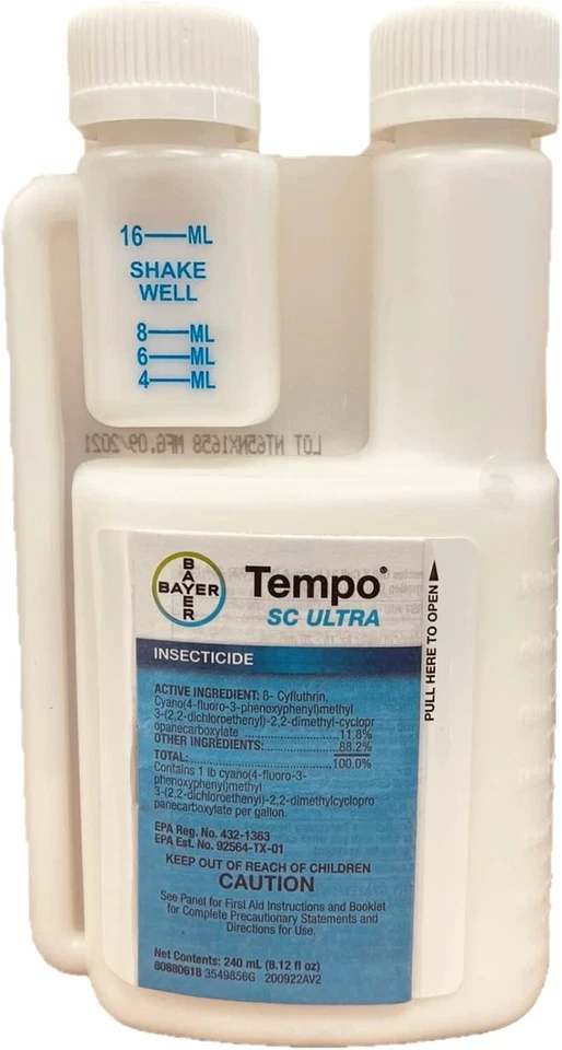 Tempo SC Ultra 8oz (240ml) Broad Spectrum Indoors Outdoors Ants Roaches Bed Bug - Image 2 of 4