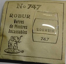 Watch Glass 20 X 21 Mm DOME - Base Plate - Robur