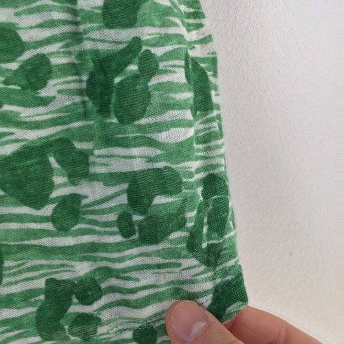 Majestic filatures t shirt womens 1 aus 8 linen green floral short sleeve113293 - Picture 3 of 9