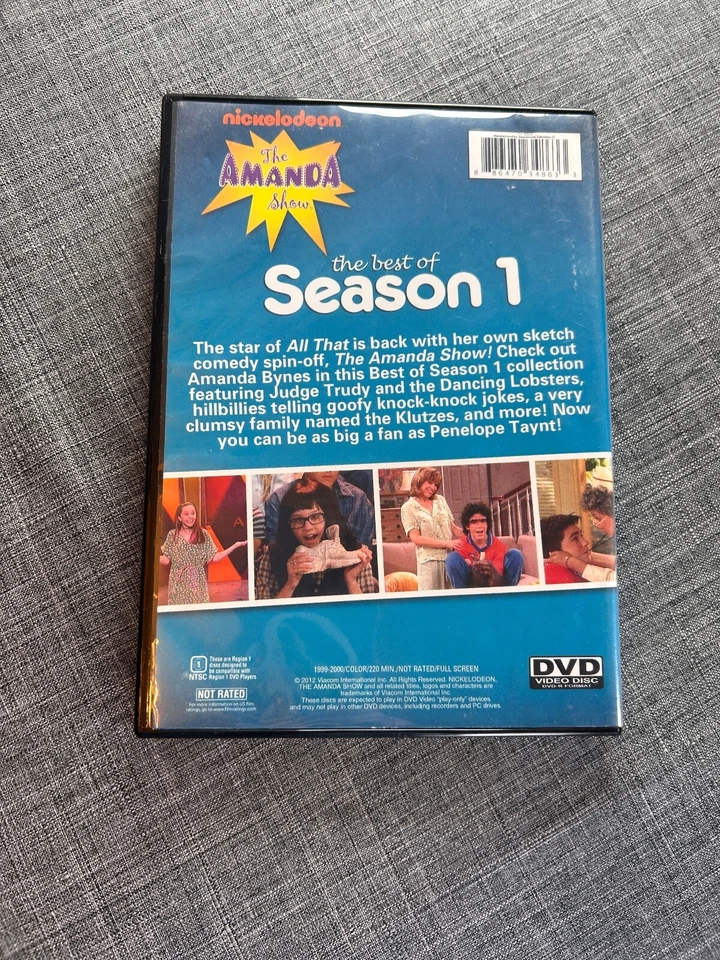 The Amanda Show Best Of Season 1 DVD Nickelodeon TV Show Amanda Bynes RARE - Image 2 of 4