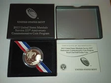 2015 U.S. Marshals Service 225th Commemorative Clad Half Dollar Proof