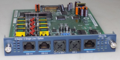 NEC UNIVERGE SV8100 CD-LTA,  A20-000518-021 8-PORT DIGITAL/2SINGLE/OPTION MODULE