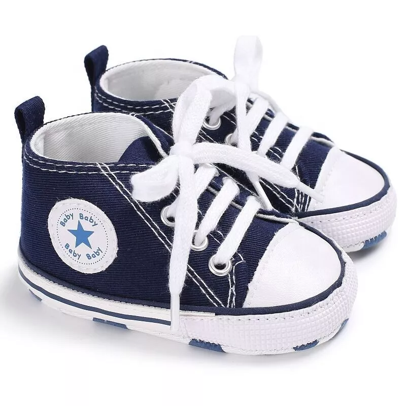Toddler Baby Boy/Girl Soft Sole Crib Shoes Sneakers 0-18 M - Image 4 of 4