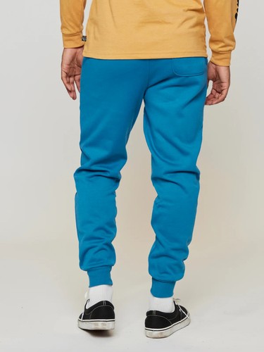 Maui and Sons Invasion Jogger Sweatpants Mens L Blue Fleece Drawstring NEW - Picture 2 of 7