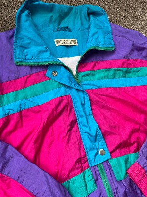 Vintage Bright Retro Saved By The Bell 90s Windbreaker